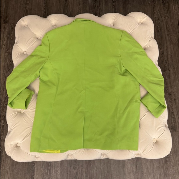 Zara Women's Lime Green Blazer - Picture 2 of 3